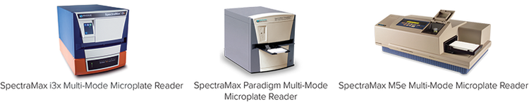 SpectraMax i3x, SpectraMax Paradigm reader and SpectraMax M5e reader