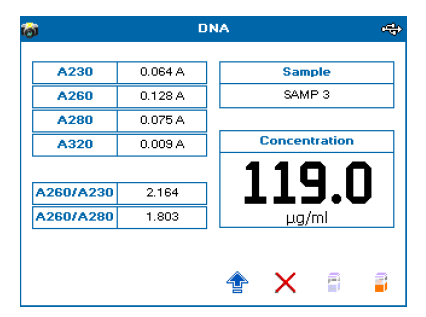 Example of QuickDrop’s data display