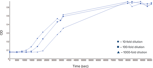 Bacterial growth phases
