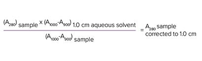 calculated by comparing the peak height