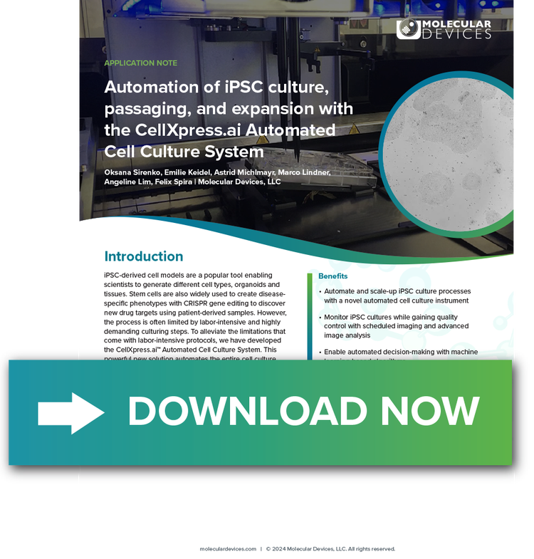 CellXpress.ai Automated Cell Culture App Note