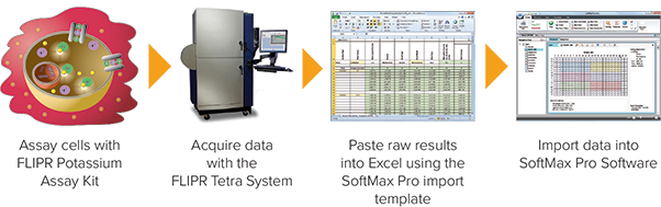 SoftMax Pro 6.4.2 import workflow